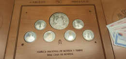 España Spain Estuche 7 Monedas V Centenario Carlos V 1500-2000 Plata - Autres & Non Classés