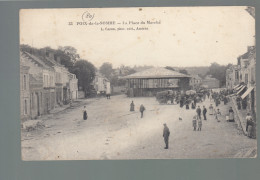 CP - 80 - Poix-de-la-Somme - Place Du Marché - Poix-de-Picardie