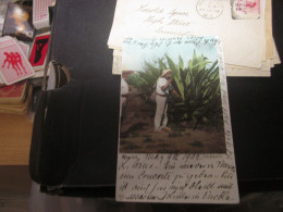Mexico Tlachiquero Litho Old Postcards 1902 - México