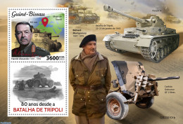 Guinea Bissau 2023 Battle Of Tripoli, Mint NH, History - Transport - Militarism - Militares