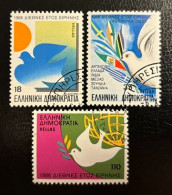 GREECE, 1986, INTERNATIONAL YEAR OF PEACE, USED - Oblitérés