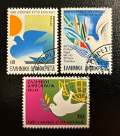 GREECE, 1986, INTERNATIONAL YEAR OF PEACE, USED - Used Stamps