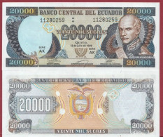 Equateur  -20000 Sucres    ---1999---UNC --(320) - Ecuador