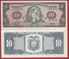 Equateur  -10 Sucres    ---1986---UNC --(322) - Ecuador