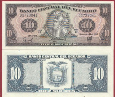 Equateur  -10 Sucres    ---1988---UNC --(323) - Equateur