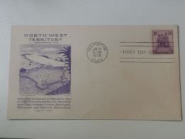 FDC, États-Unis, North West Territory, Marietta 1938 - 1851-1940