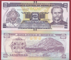 Honduras  -2 Lempiras    ---2019---UNC --(329) - Honduras