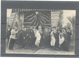 ALGÉRIE -  RECEPTION DE M. LE MINISTRE DES TRAVAUX PUBLICS CHEZ LE BACH)AGHA BEN GANAB - Hombres