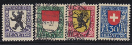Suisse   .  Yvert  .     214/217   .        O        .    Oblitéré - Used Stamps