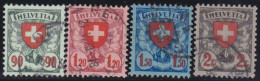 Suisse   .  Yvert  .     208/211    .        O        .    Oblitéré - Used Stamps