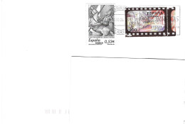 ESPAGNE, Cinema, Don Quichotte, Cavalier, Cheval, Sur Lettre 2024 - Briefe U. Dokumente