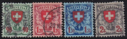 Suisse   .  Yvert  .     208/211    .        O        .    Oblitéré - Used Stamps