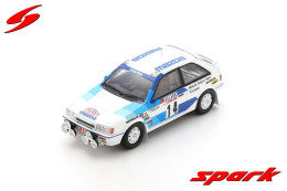 Mazda 323 - Mazda Rally Team Europe - Rallye Monte-Carlo 1986 #14 - I. Carlsson/J-O. Bohlin - Spark - Spark