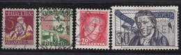 Suisse   .  Yvert  .     226/229    .        O        .    Oblitéré - Used Stamps