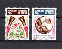 Congo 1974 Set Football Stamps Final Germany-Holland  (Michel 411+416) MNH - Ungebraucht