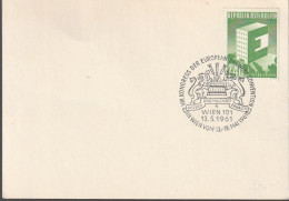 Oostenrijk 1961, Spec. Stempel Kongress Der European Brewery Convention - Covers & Documents