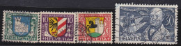 Suisse   .  Yvert  .     246/249    .        O        .    Oblitéré - Used Stamps