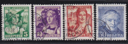 Suisse   .  Yvert  .     267/270      .        O        .    Oblitéré - Used Stamps