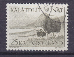 Greenland 1969 Mi. 74, 25 Kr Tierwelt Moschusochse Musk Beef Boeuf Musqué Carne De Res Almizcler (Cz. Slania) - Usati