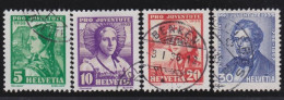 Suisse   .  Yvert  .     282/285   .        O        .    Oblitéré - Used Stamps