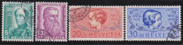 Suisse   .  Yvert  .     303/306       .        O        .    Oblitéré - Used Stamps