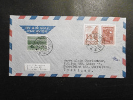 Dänemark Mi. 404+413+420 LP Brief 30.7.1964 Nach Bayern - Lettres & Documents