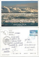 Antarctica #2 PPCs By Cruise Vessel "The Explorer" From Ushuaia 1996 + El Calafate Glacier Perito Moreno 2006 Argentina - Other & Unclassified