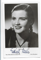 MM513/ Edith Mill  Original Autogramm Unterschrift Foto AK Ca.1960 - Autógrafos