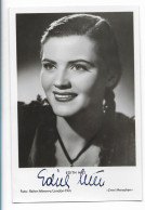 MM513/ Edith Mill  Original Autogramm Unterschrift Foto AK Ca.1960 - Autographs