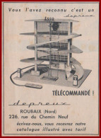 Garage Depreux. Garage Esso Pour Voitures Miniatures. Garage Télécommandé. Roubaix. 1961. - Publicités