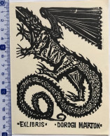 Exlibris Zoltan Perei. Dragon. Ex-libris Zoltan Perei. Dragon - Ex-libris