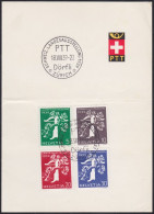 Suisse   .  Yvert  .     329/340  Sur Papier  (3 Scans)       .        O        .    Oblitéré - Used Stamps