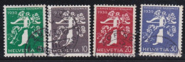 Suisse   .  Yvert  .     333/336      .        O        .    Oblitéré - Used Stamps