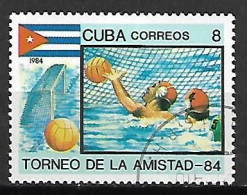 C U B A      -    1984.   WATER - POLO     -      Oblitéré - Water Polo