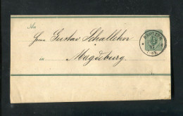 "DEUTSCHES REICH" 1887, Streifband Mit K1 "BAUTZEN" (B0015) - Covers