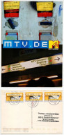 Germany 2004 Postcard MTV Music Television; Zirndorf Postmarks; 1c., 18c. & 26c. ATM / Frama Stamps - Serie Televisive