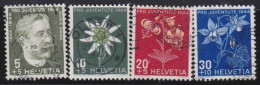 Suisse   .  Yvert  .     399/402     .        O        .    Oblitéré - Gebraucht