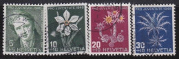 Suisse   .  Yvert  .     433/436     .        O        .    Oblitéré - Gebraucht