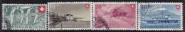 Suisse   .  Yvert  .     437/440     .        O        .    Oblitéré - Used Stamps
