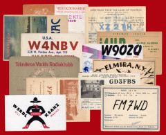 Lot Of 12 Vintage Radio Cards [de061] - 5 - 99 Postkaarten