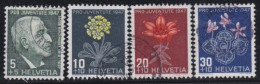 Suisse   .  Yvert  .     445/448     .        O        .    Oblitéré - Used Stamps