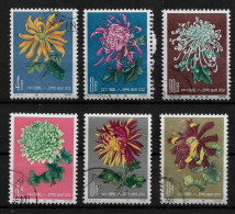 CHINA 1961 Flowers - Chrysanthemums 6 Stamps USED (NP#72-P31) - Chine Du Nord-Est 1946-48