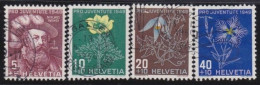 Suisse   .  Yvert  .     493/496     .        O        .    Oblitéré - Used Stamps