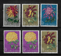 CHINA 1961 Flowers - Chrysanthemums 6 Stamps USED (NP#72-P31) - Chine Du Nord-Est 1946-48