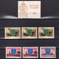 LI01 Jersey Great Britain 1976 Definitive Issue - Coat Of Arms Booklet - Jersey