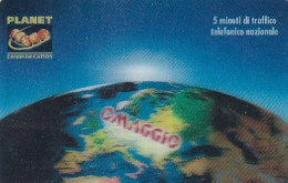 ITALY - Earth, Planet 3D Promotion Prepaid Card, Mint - Schede GSM, Prepagate & Ricariche
