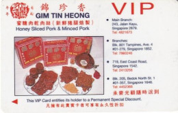 SINGAPORE(GPT) - Gim Tin Heong VIP, CN : 1SGHA/B, Used - Singapur