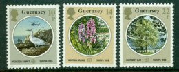 GUERNSEY 1986 Mi 358-60** Europa CEPT – Environment Protection [B466] - 1986