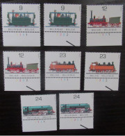 2170/73 'Treinen' - Volledige Set Plaatnummers - Postfris ** - 1981-1990