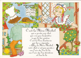 La Mère Michel - … Qui A Perdu Son Chat, Qui Crie Par La Fenêtre …- Série Refrains D'antan - Illustration : Sophie Héon - Märchen, Sagen & Legenden